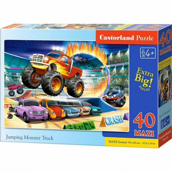 Castorland Jumping Monster Truck παζλ 40 maxi κομματια B-40308 ΠΑΙΔΙΚΑ PUZZLES