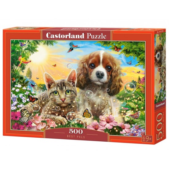 Castorland Best Pals puzzle 500 κομμάτια PUZZLES ΕΝΗΛΙΚΩΝ