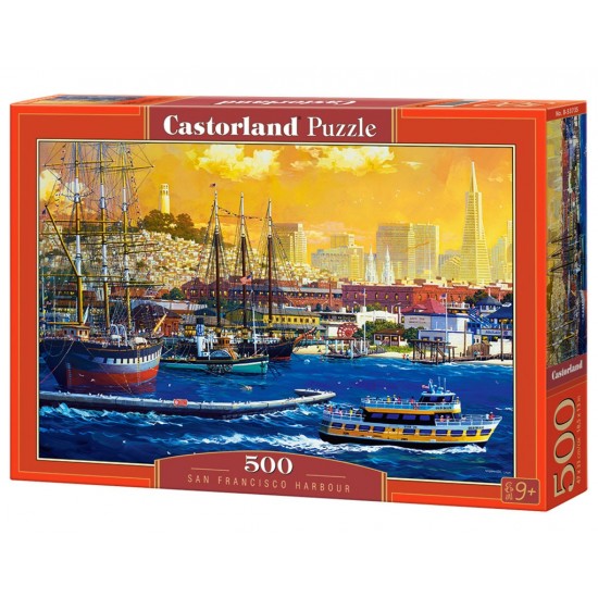 Castorland San Francisco Harbour puzzle 500 κομμάτια PUZZLES ΕΝΗΛΙΚΩΝ
