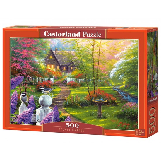 Castorland Secret garden puzzle 500 κομμάτια PUZZLES ΕΝΗΛΙΚΩΝ