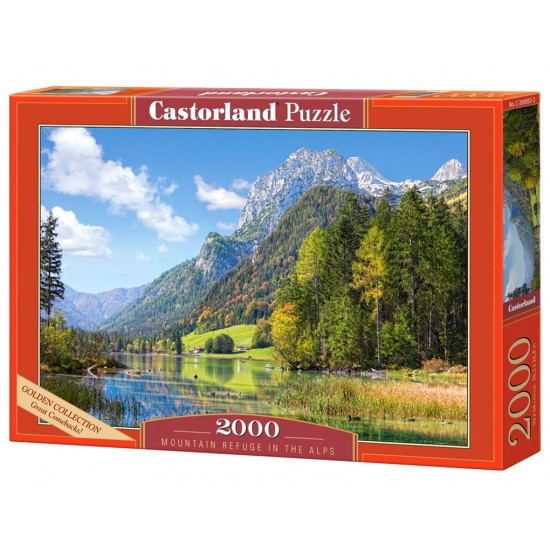 Castorland Mountain Refuge in the Alps παζλ 2000 κομματια C-200832 PUZZLES ΕΝΗΛΙΚΩΝ
