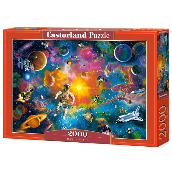 Castorland Man in Space παζλ 2000 κομματια C-200849 PUZZLES ΕΝΗΛΙΚΩΝ