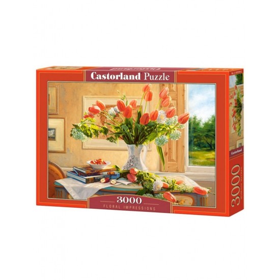 Castorland Floral Impressions παζλ 3000 κομματια C-300594 PUZZLES ΕΝΗΛΙΚΩΝ