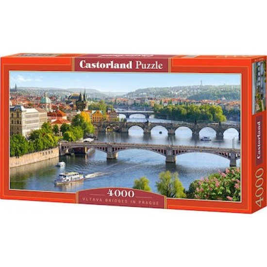 PUZZLE CASTORLAND Vltava Bridges in Prague PUZZLES ΕΝΗΛΙΚΩΝ
