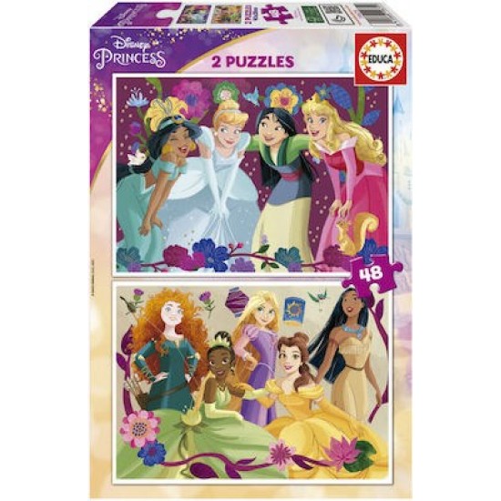 Puzzle Educa Disney Princess 2x48pcs ΠΑΙΔΙΚΑ PUZZLES