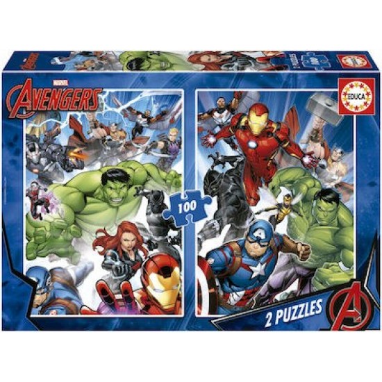 Puzzle Educa 2x100 Avengers  ΠΑΙΔΙΚΑ PUZZLES
