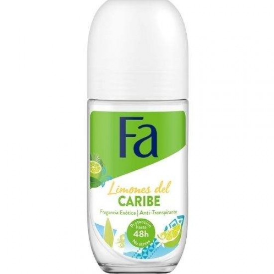 Fa Caribbean Lemon Αποσμητικό 48h σε Roll-On 50ml ΑΠΟΣΜΗΤΙΚΑ ΣΩΜΑΤΟΣ