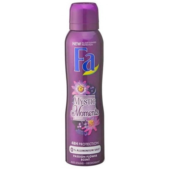 FA DEO SPRAY 150ml - (MYSTIC MOMENTS) (WITHOUT ALUMINIOUM SALTS) ΑΠΟΣΜΗΤΙΚΑ ΣΩΜΑΤΟΣ