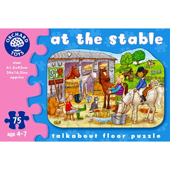 At the stable ORCHARD TOYS 75pcs ΠΑΙΔΙΚΑ PUZZLES
