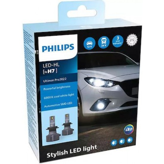 PHILIPS LED H7 12/24V Ultinon Pro3022