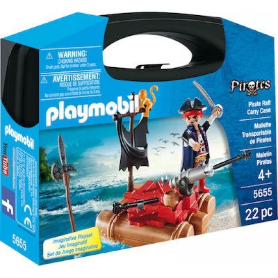 Playmobil Pirates Βαλιτσάκι: Πειρατής με Σχεδία για 4+ ετών ΕΚΠΑΙΔΕΥΤΙΚΑ