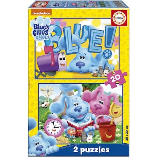 PUZZLE 2x20 BLUE'S CLUES ΠΑΙΔΙΚΑ PUZZLES