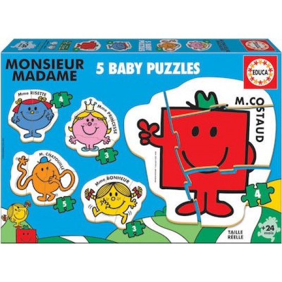 PUZZLE BABY 24 MONTHS MONSIEUR MADAME BABY PUZZLE