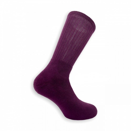 Κάλτσες αθλητικές (πετσετέ) βαμβακερές Μπορντώ ΚΑΛΤΣΕΣ