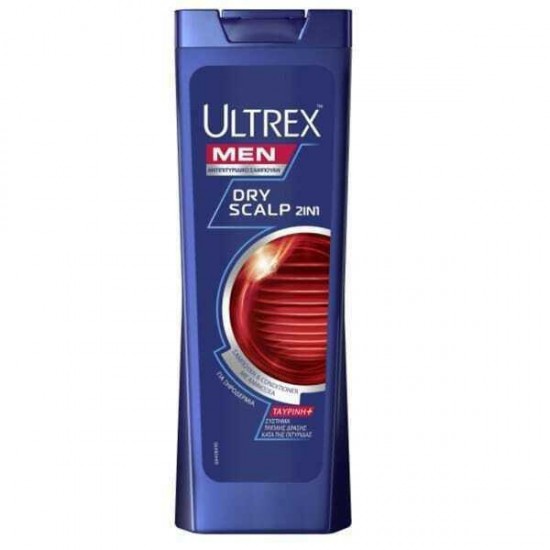 Ultrex Men Dry Scalp Care 2 in 1 360ML (KATA THΣ ΞΗΡΟΔΕΡΜΙΑΣ) ΠΕΡΙΠΟΙΗΣΗ ΜΑΛΛΙΩΝ