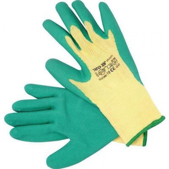 Γάντια Προστασίας για Εργαζόμενους PolyCotton / Latex YT-7471  ΓΑΝΤΙΑ