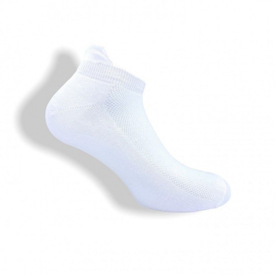 Κάλτσες κοντές βαμβακερές με φτέρνα τύπου “Υ” Λευκές Ελληνικής Παραγωγής 
