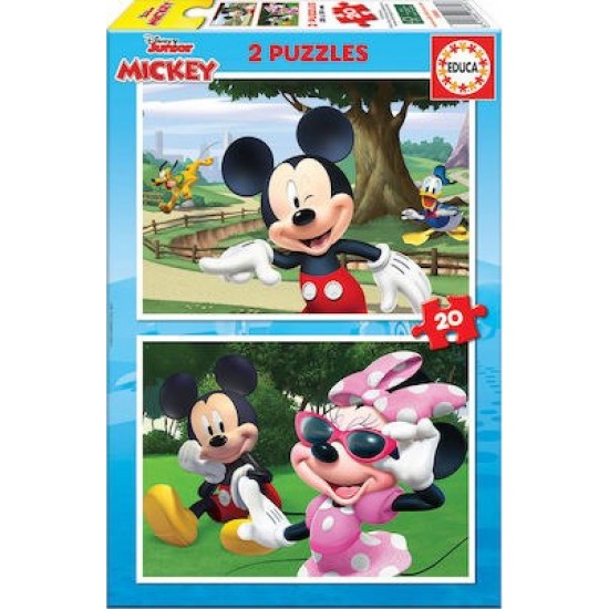PUZZLE 2x20 MICKEY & FRIENDS ΠΑΙΔΙΚΑ PUZZLES