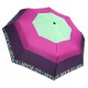 Ομπρέλα βροχής 3σπα΄στη αυτόματη 58.5cm, D-type,ροζ-μωβ, δερμάτινη λαβή, GUY LAROCHE ΓΥΝΑΙΚΕΙΕΣ