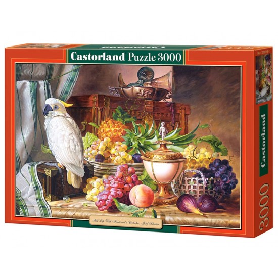 Castorland Still life with fruit and a cockatoo παζλ 3000 κομμάτια 