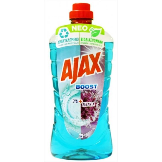 Ajax Boost Καθαριστικό Υγρό Πατώματος Ξύδι & Λεβάντα 1lt ΧΛΩΡΙΝΕΣ - ΚΑΘΑΡΙΣΤΙΚΑ ΠΑΤΩΜΑΤΟΣ - ΧΑΛΙΩΝ