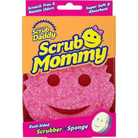 Scrub Mommy Σφουγγάρι Πιάτων Ροζ ΕΞΟΠΛΙΣΜΟΣ ΚΑΘΑΡΙΣΜΟΥ