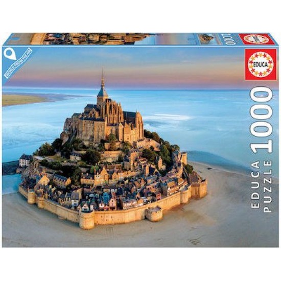 PUZZLE 1000 MONT SAINT MICHEL FROM THE AIR PUZZLES ΕΝΗΛΙΚΩΝ