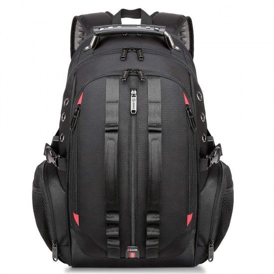 Μεγάλο Laptop Backpack 17,3   Ανθεκτικό XL Heavy Duty Travel Backpack Bange 1901 μαύρο Cardinalbags