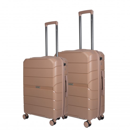 Βαλίτσα trolley Επεκτάσιμη Elusive Cardinal (PP) μεσαία/μεγάλη 2016/60/70 cm ροζ χρυσό Cardinalbags