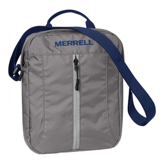 Tablet bag τσαντάκι ώμου Merrell 23627 μαύρο Ανθρακί/μπλέ Cardinalbags