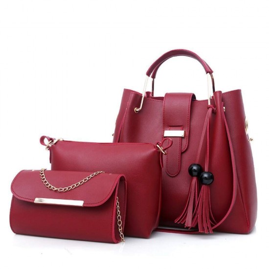 Γυναικείο σετ τσάντας χιαστί/ώμου Cardinal 420 red Cardinalbags