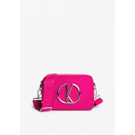 Γυναικεία Τσάντα Χιαστί Kalk KLABAG15-0012 ροζ/φούξια Cardinalbags