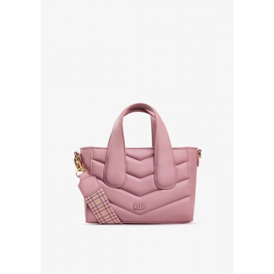 Γυναικεία Τσάντα Χειρός/Ώμου Kalk KLBGCRO005 ροζ Cardinalbags