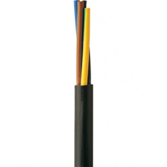 Καλώδιο εύκαμπτο PVC 7X1,5mm² ΜΑΥΡΟ ( 1 ΜΕΤΡΟ) ΦΑΝΑΡΙΑ LED