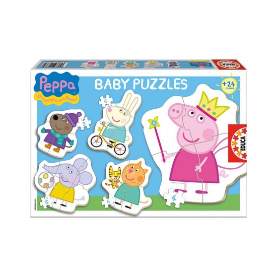 Puzzle REMOUNDO Baby Disney Peppa (x5) EDUCA – 20 κομμάτια ΠΑΙΧΝΙΔΙΑ
