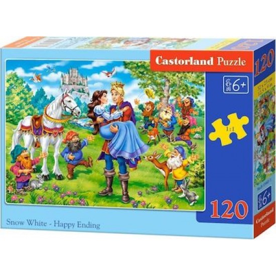 Puzzle Castorland 120τεμ. Snow White - Happy Ending B-134631 ΠΑΙΧΝΙΔΙΑ
