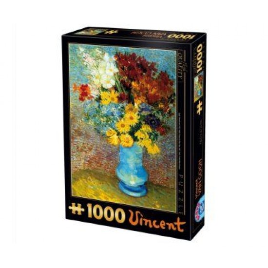 Παζλ 1000 τεμάχια 66916VG02 Flowers in a Blue Vase ΠΑΙΧΝΙΔΙΑ
