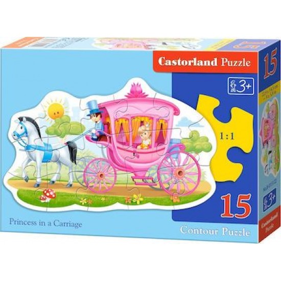 Puzzle Castorland 15τεμ. Princess in a Carriage B-015122  ΠΑΙΧΝΙΔΙΑ