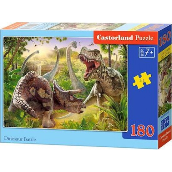 Puzzle Castorland 180τεμ. Dinosaur Battle B-018413 ΠΑΙΧΝΙΔΙΑ