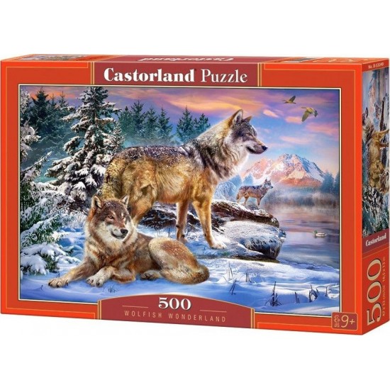 Puzzle Castorland 500 Wolfish Wonderland B-53049 ΠΑΙΧΝΙΔΙΑ