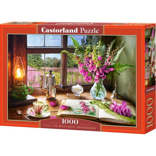PUZZLE Castorland 1000 Still Life With Violet Snapdragons C-104345 ΠΑΙΧΝΙΔΙΑ
