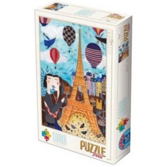 Puzzle D-toys 1000 Paris 73730CI01 ΠΑΙΧΝΙΔΙΑ