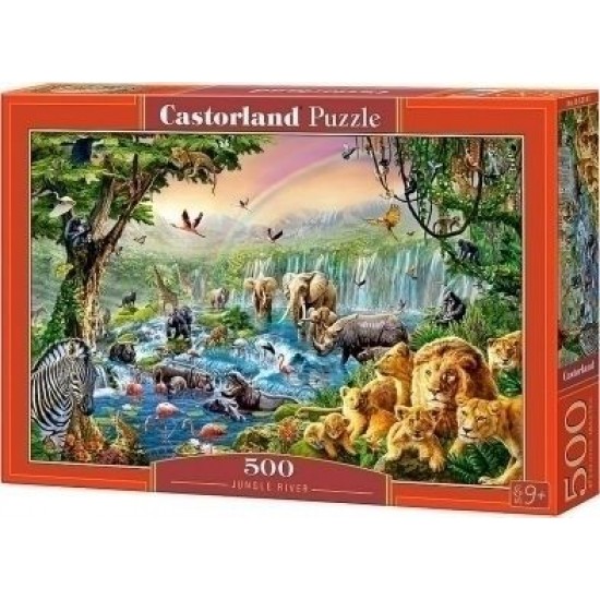 Puzzle Castorland 500pcs Jungle River B-52141 ΠΑΙΧΝΙΔΙΑ