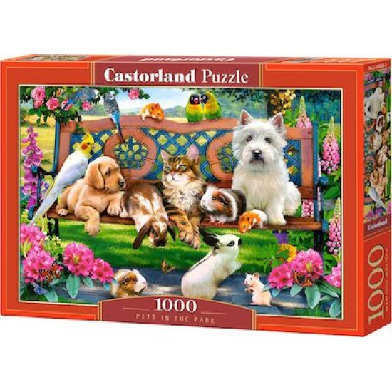 Puzzle Castorland 1000pcs Pets In The Park C-104406 ΠΑΙΧΝΙΔΙΑ