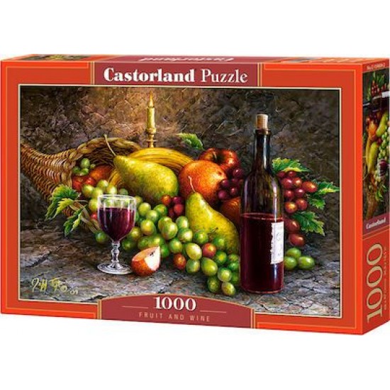 Puzzle Castorland 1000pcs Fruit and Wine C-104604 ΠΑΙΧΝΙΔΙΑ