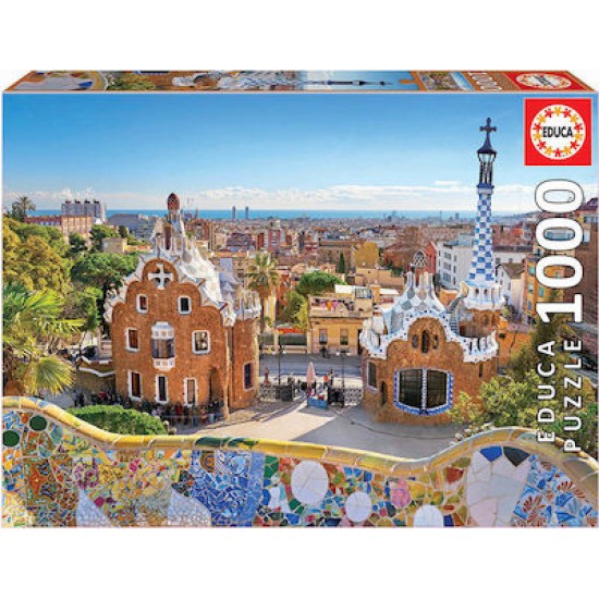 PUZZLE EDUCA 1000 BARCELONA VIEW FROM PARK GUELL 17966 ΠΑΙΧΝΙΔΙΑ