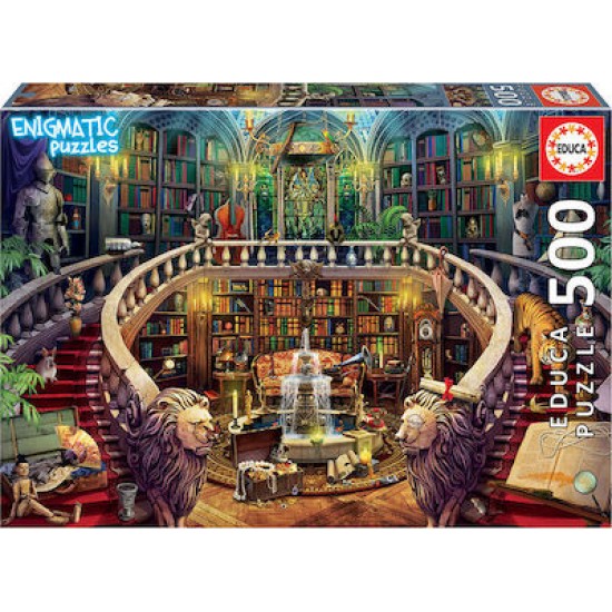 PUZZLE EDUCA 500 MYSTERIOUS OLD LIBRARY 18479 ΠΑΙΧΝΙΔΙΑ
