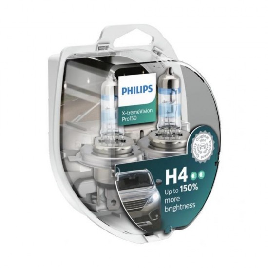 PHILIPS H4 150% X-TREMEVISION PRO150 12342XVPS2 ΛΑΜΠΕΣ ΑΥΤ/ΤΟΥ