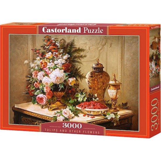 PUZZLE CASTORLAND 3000 TULIPS AND OTHER FLOWERS C-300488 PUZZLES
