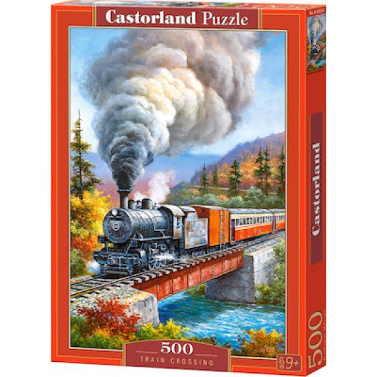 Puzzle Castorland 500pcs Train Crossing B-53216 ΠΑΙΧΝΙΔΙΑ